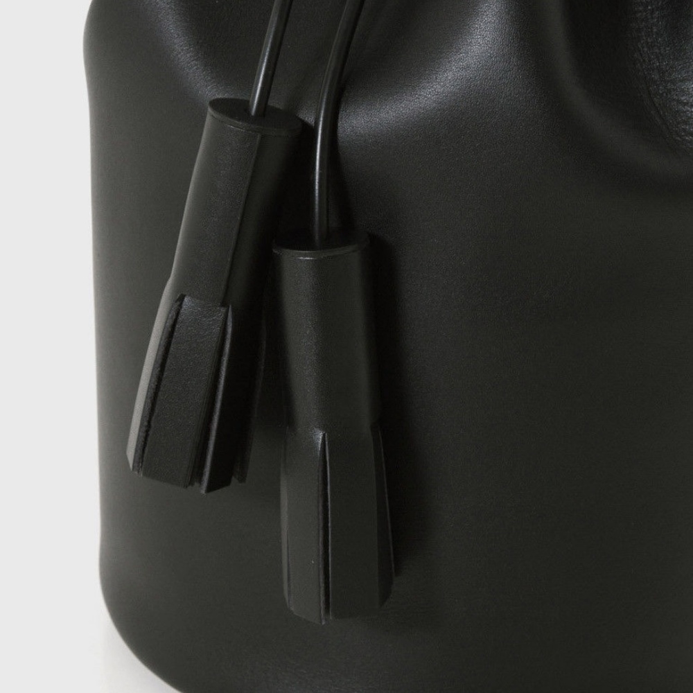 Steven Alan Building Block Blk Leather Bucket Bag - image 2